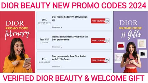 dior promo codes january 2024|dior essence lotion promo code.